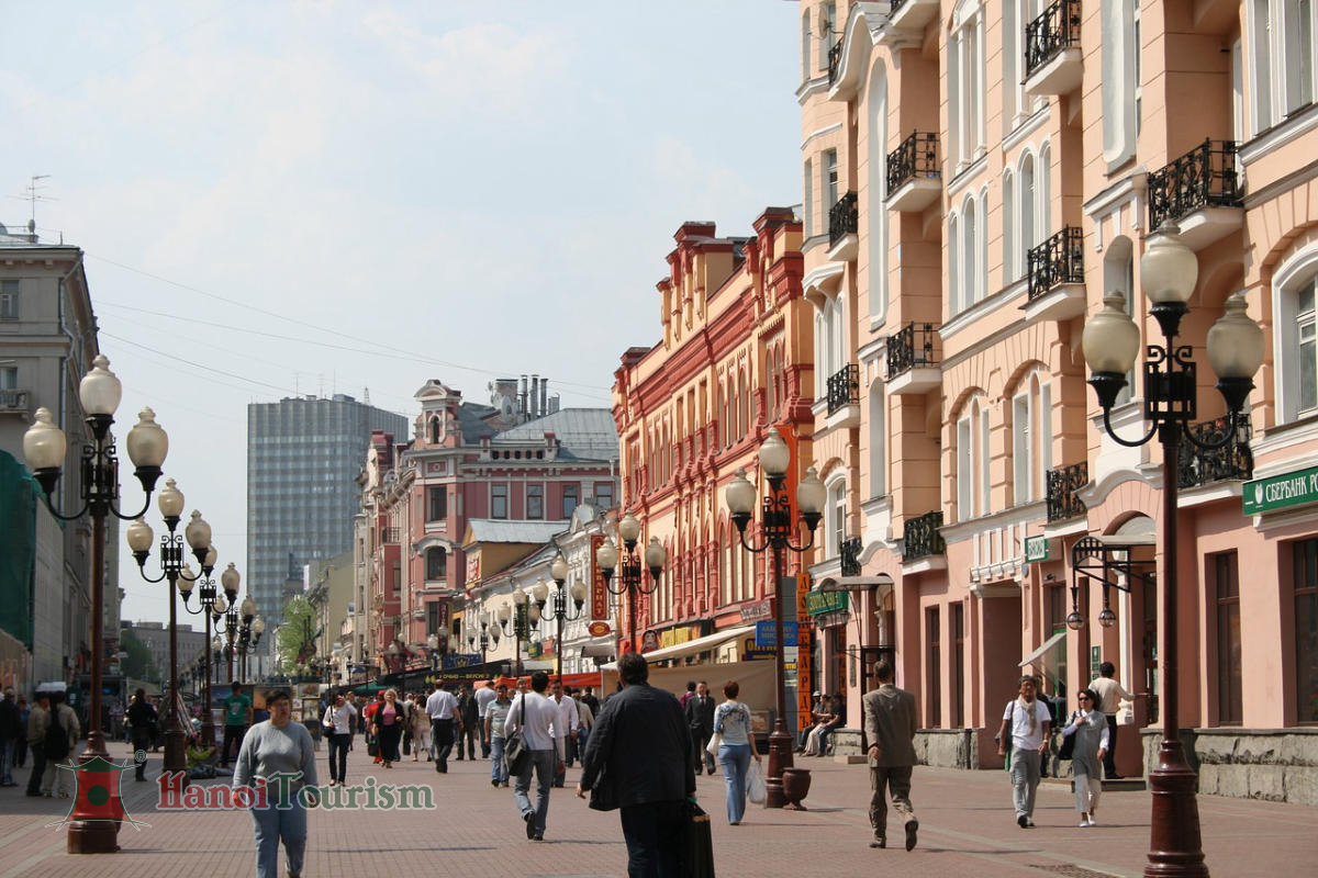 Phố cổ Arbat -Moscow, Nga